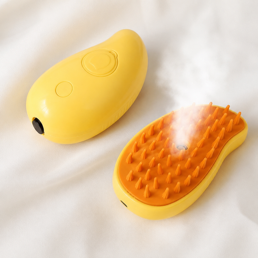 SteamBrush™ | Cepillo Vaporizador 3 en 1 para Perros y Gatos